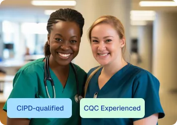 Qualified and registered care professionals
