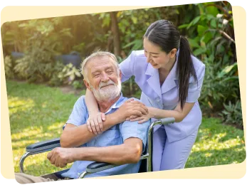 Relationship-based care with consistent support workers